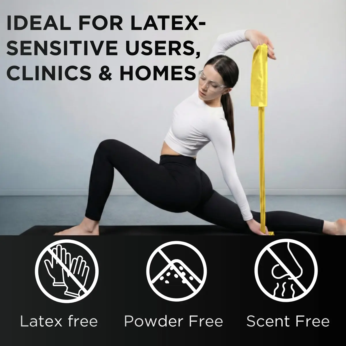 THERABAND Yellow Light Resistance Band 22.86 m (25 Yd) | Latex-Free Exercise & Physical Therapy - view 4