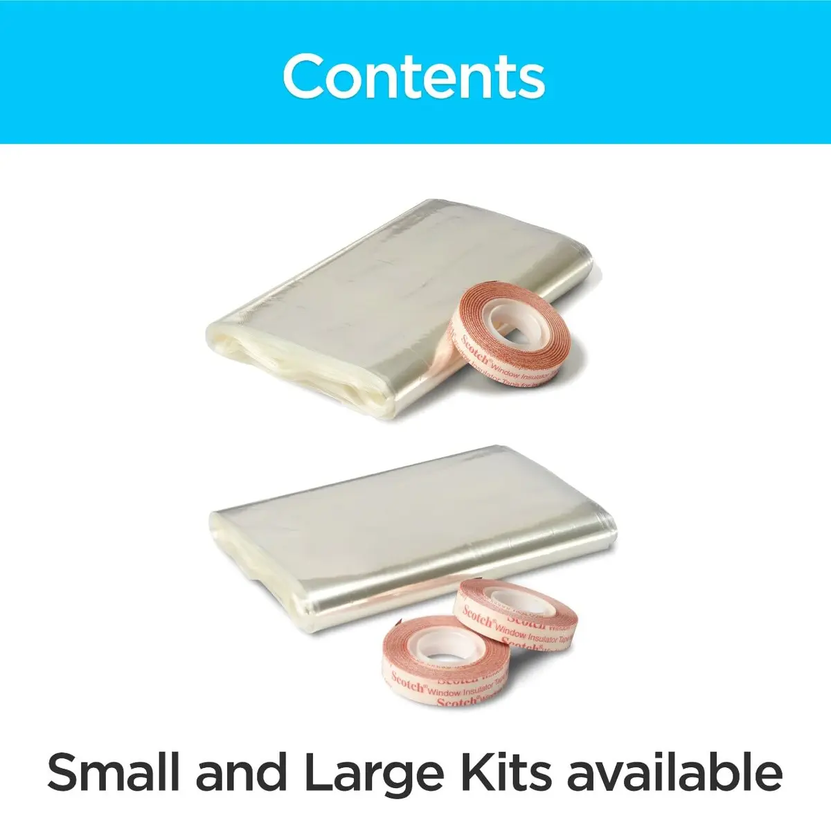 3M Indoor Window Insulator Kit - Two Pack | Energy Saving, Airtight Seal for 2 Windows - view 5