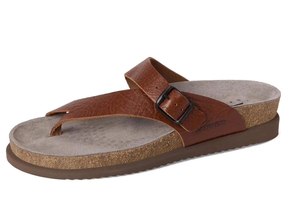 Mephisto Women's Helen Sandals | Soft-Air Cork Support, Adjustable Strap, Leather Comfort (70-120 chars) - main product image