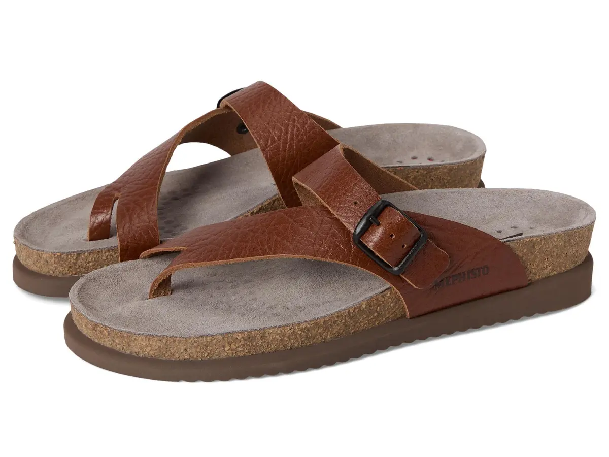 Mephisto Women's Helen Sandals | Soft-Air Cork Support, Adjustable Strap, Leather Comfort (70-120 chars) - view 7