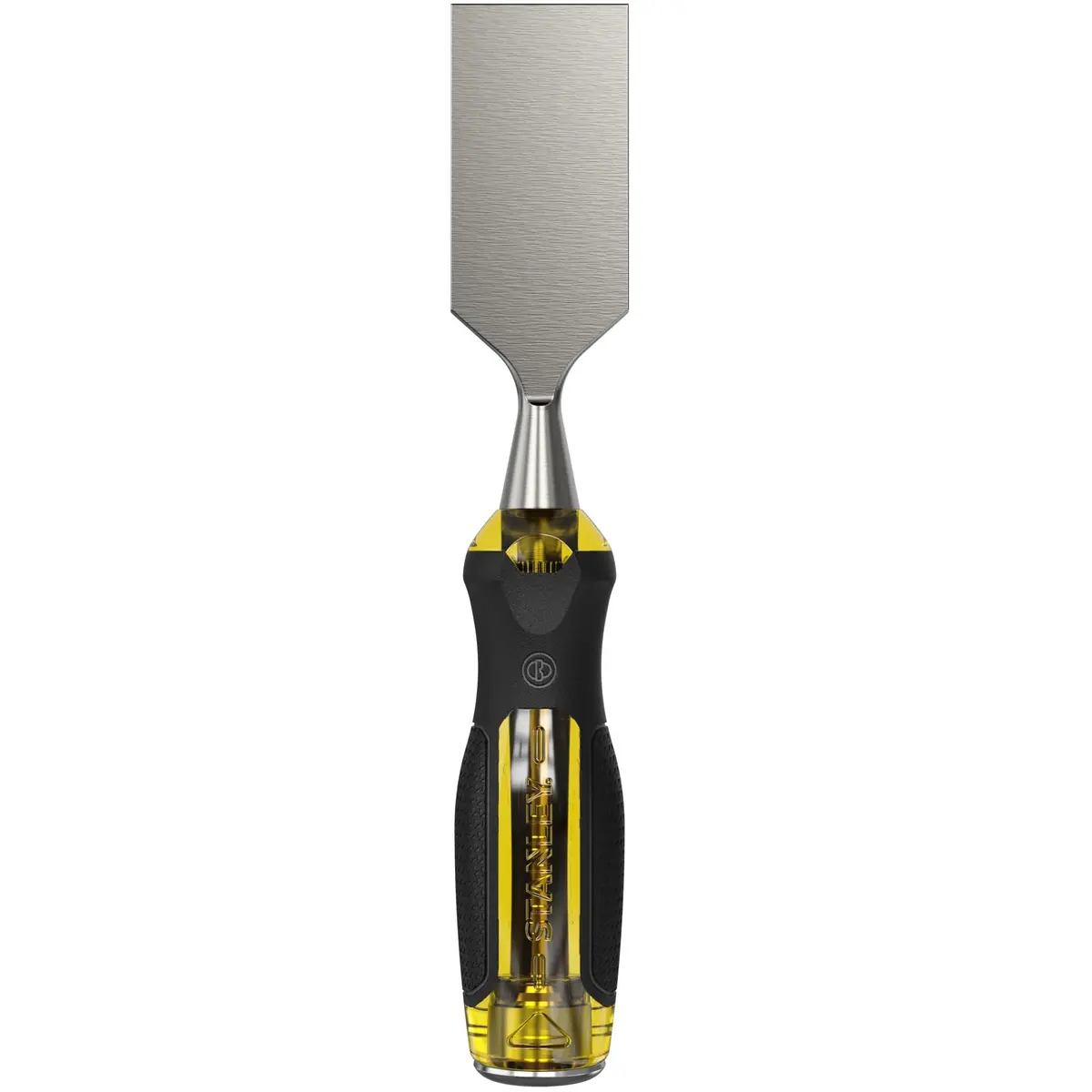 STANLEY 1-1/2 in. (38mm) x 9 in. Thru Tang Butt Wood Chisel | High Chrome Carbon Steel, Ergonomic Handle - main product image