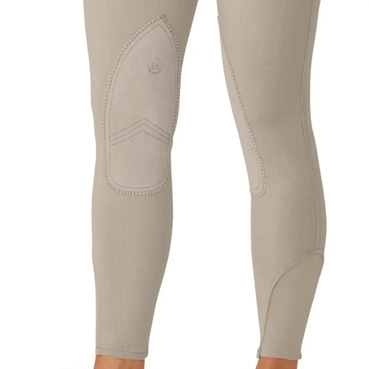Ovation Women's SoftFlex Suede Knee Patch Breeches | Mid-Weight Stretch UPF 30 Euro Melange 30 - view 2