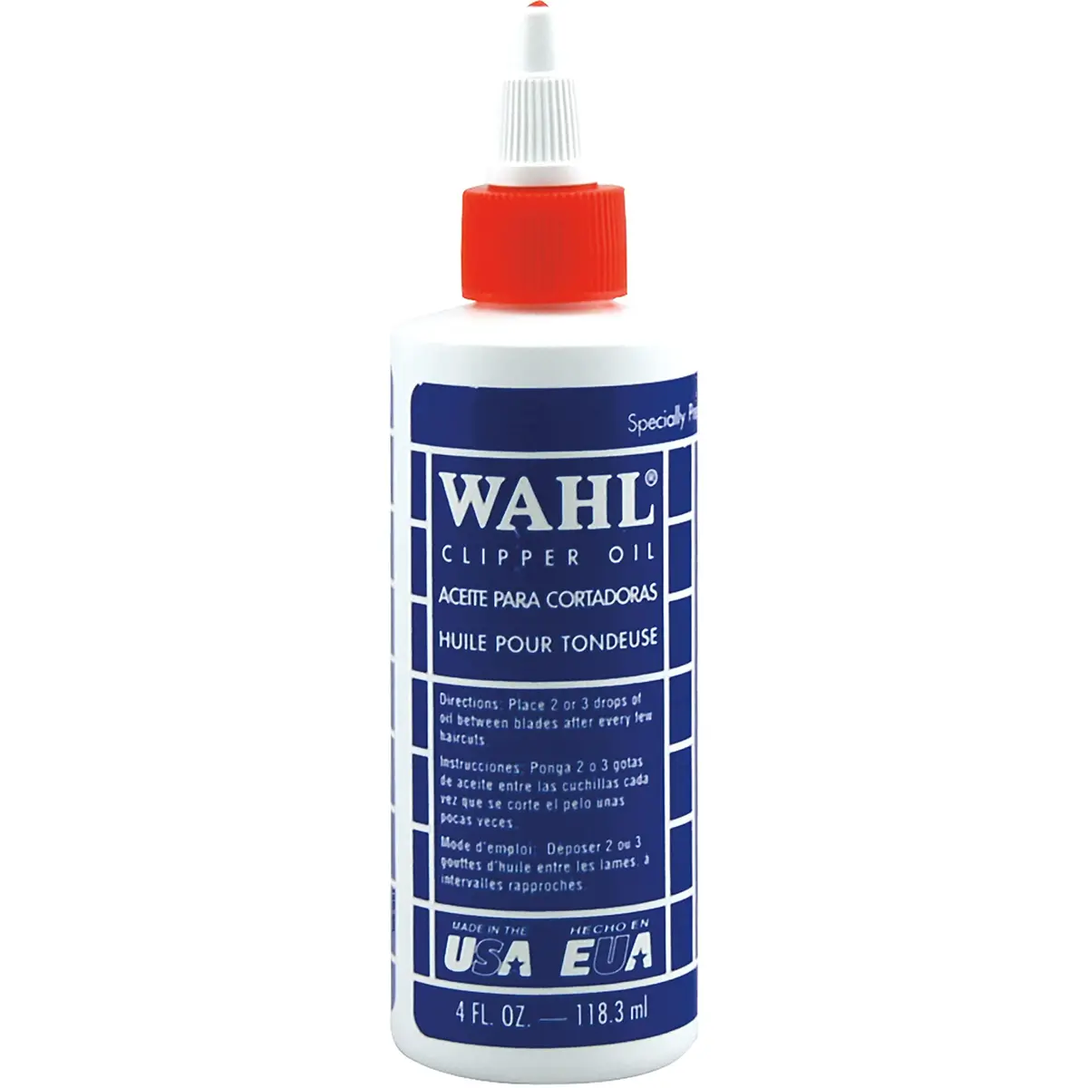 Wahl Professional Animal Blade Oil for Clippers & Trimmers 120ml (4 Fl Oz) | Reduces Friction & Heat - main product image