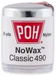 POH Unwaxed Dental Floss 100 Yd (12x100yd) | Dermatologist Tested for Orthodontic & Periodontal Needs - view 2