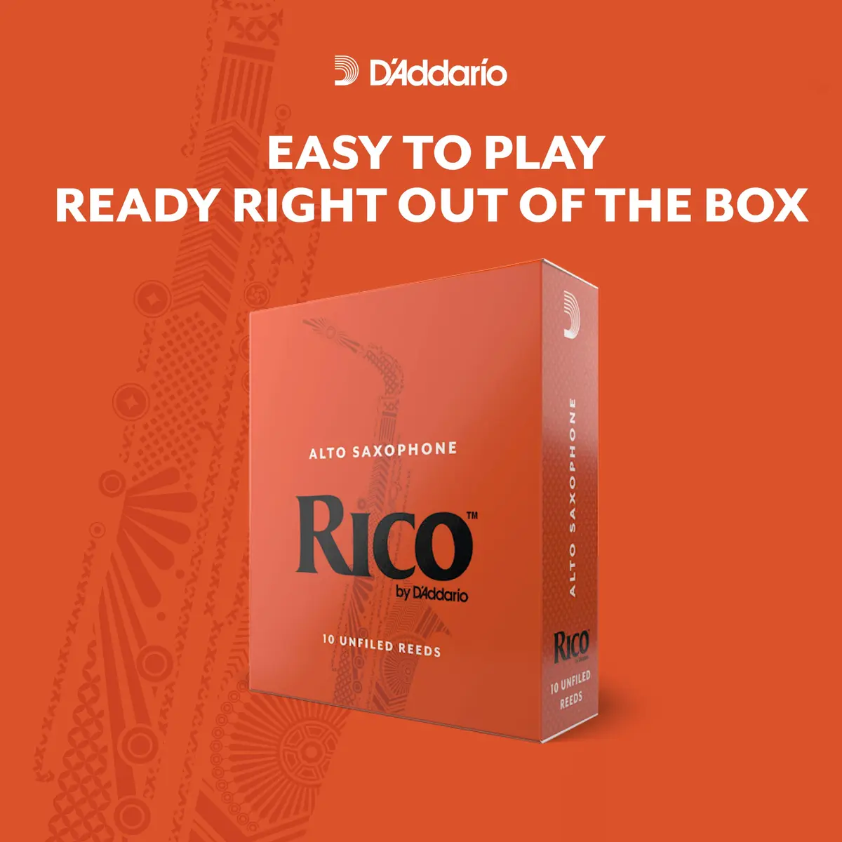 D'Addario Rico Organic tenor saxophone reeds Strength 1.5 | Consistent, organic, easy to play (70-120 chars) - view 4
