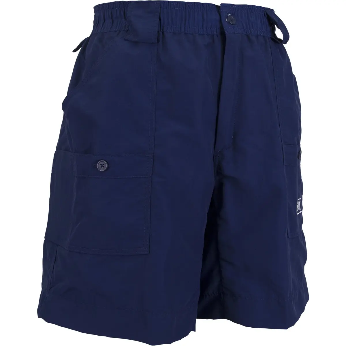 AFTCO Original Fishing Shorts Long Navy | Durable Nylon, 7 Pockets, 18" Outseam - view 4