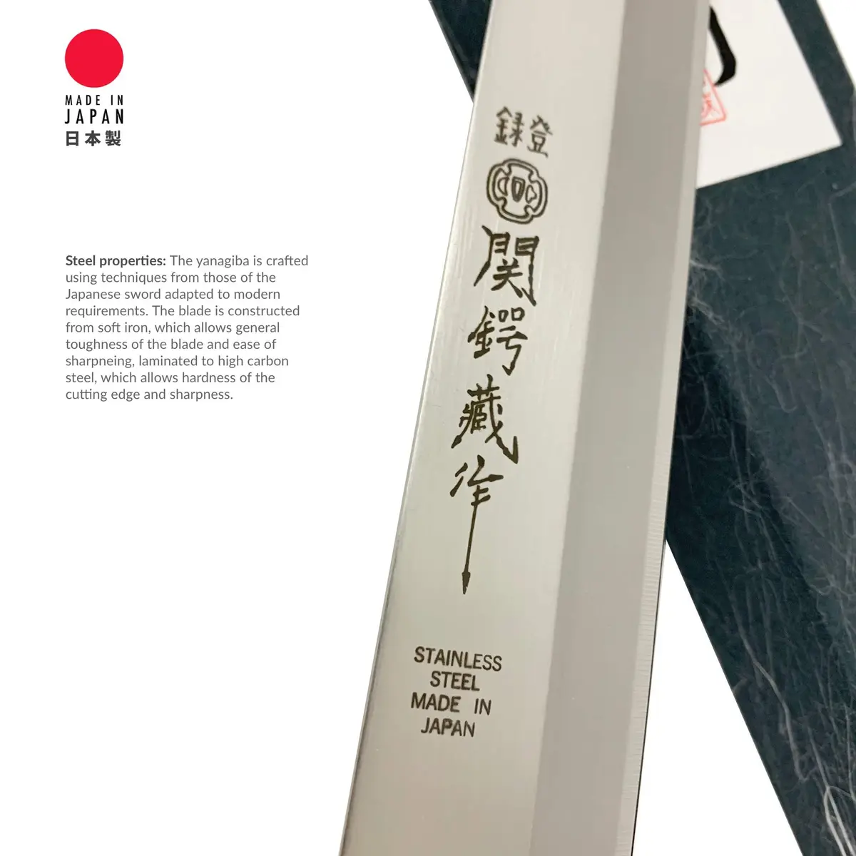 Sekiryu Stainless Steel Sushi Sashimi Knife | 21cm Razor Sharp Blade for Precise Fish Slicing - view 6