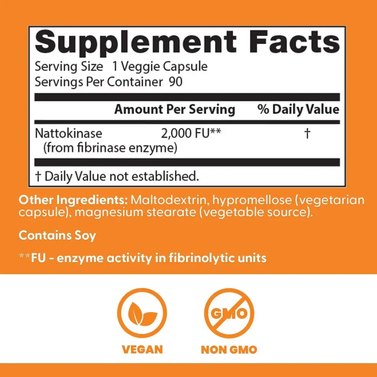 Doctor's Best Nattokinase 2000 FU Supplement 90 Veg Caps | Supports Circulatory Health - view 4