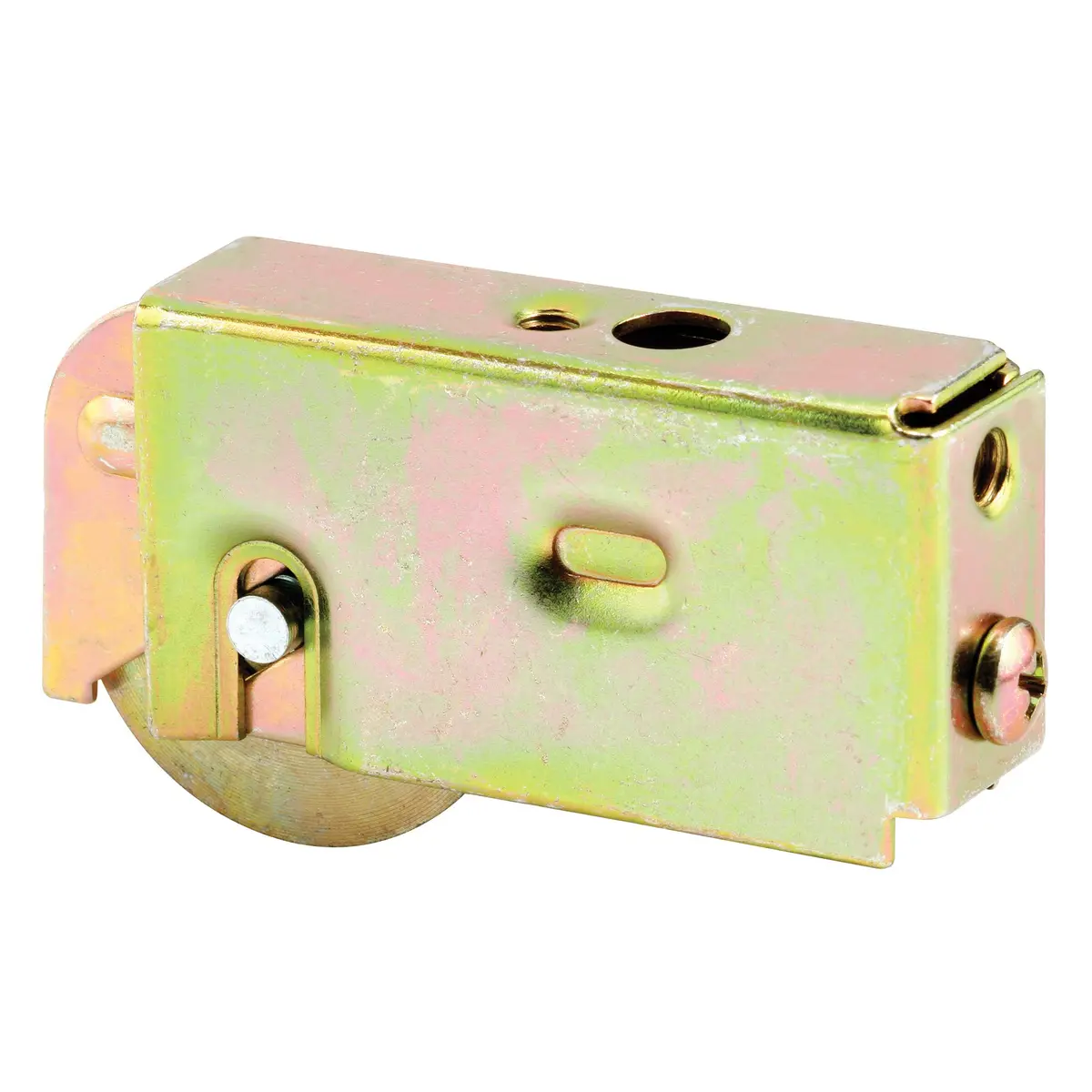 Slide-Co 131477 Steel Roller Assembly 1-1/2 in. | Adjustable, Ball Bearing, Plain Back Housing for Patio Doors - main product image