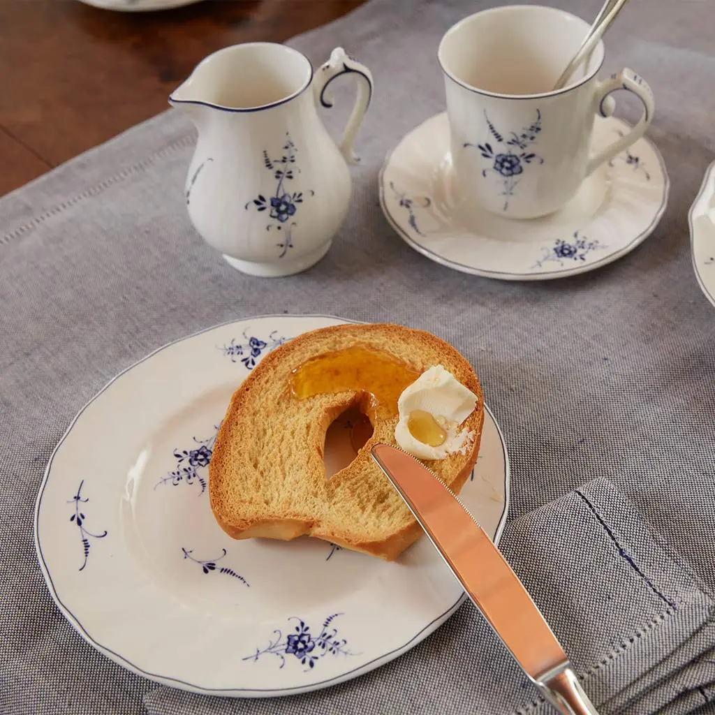 Villeroy & Boch Vieux Luxembourg Mug, 10 oz | Premium Porcelain, White/Blue, Dishwasher & Microwave Safe - view 2