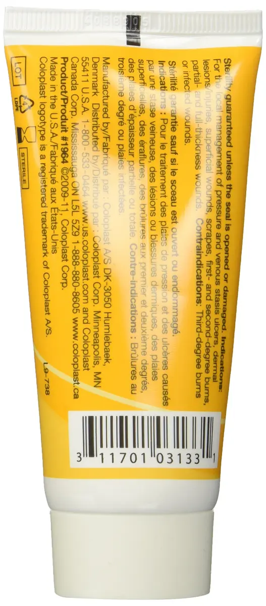 Coloplast Triad Hydrophilic Wound Dressing with CMC 2.5 oz | Sterile, Light-to-Moderate Exudates, Ideal for Pressure & Venous Ulcers - view 2