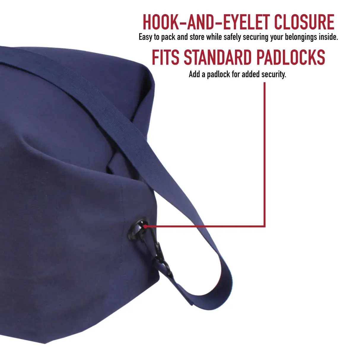 Heavyweight Top Load Canvas Duffle Bag - view 4