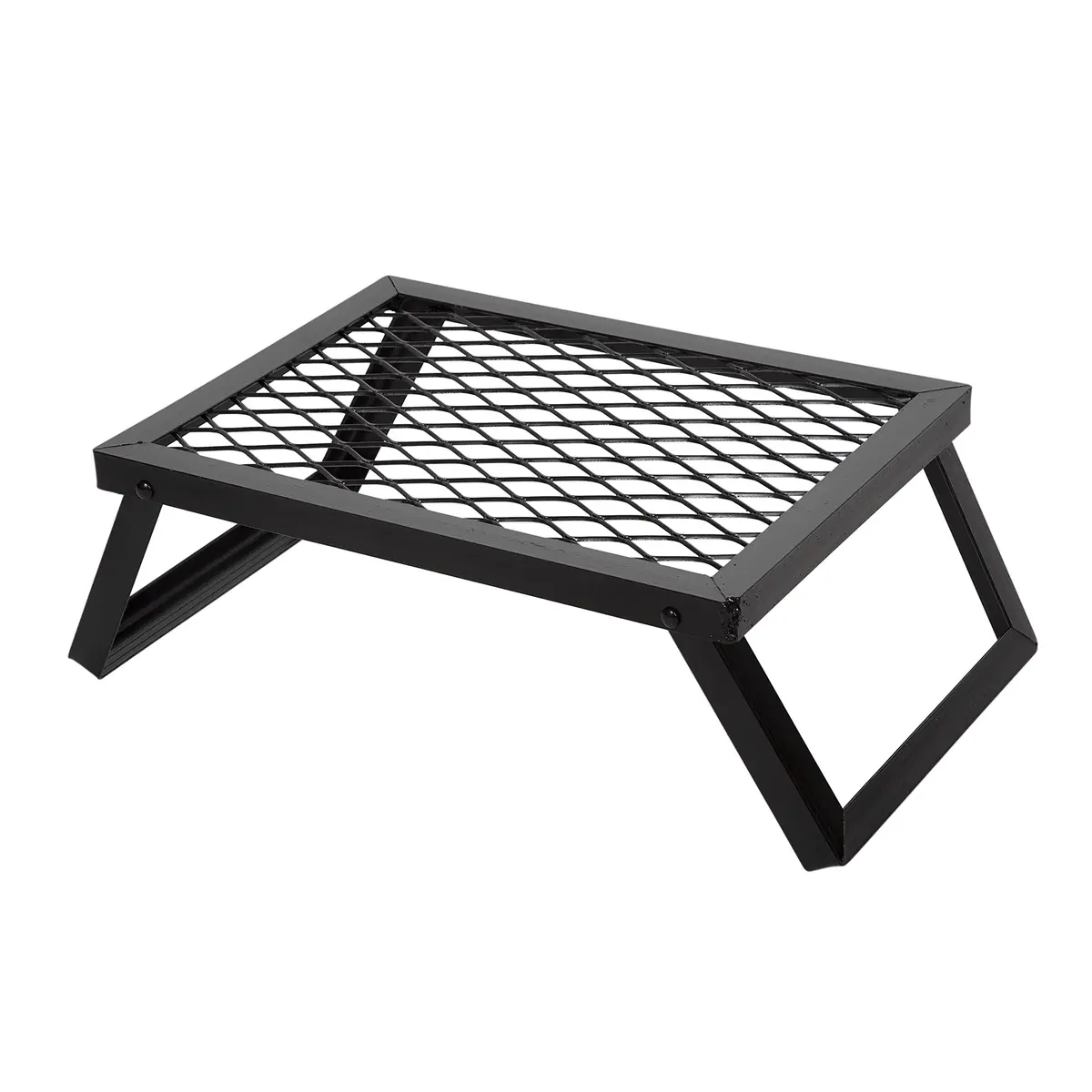 Stansport Heavy-Duty Camp Grill - Small | Durable Steel Mesh Cooking Surface, Compact & Foldable - main product image