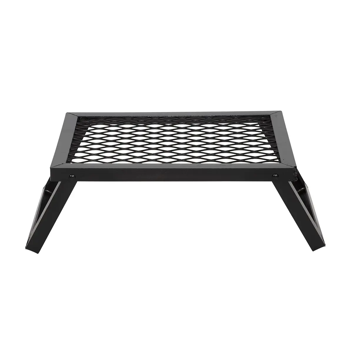 Stansport Heavy-Duty Camp Grill - Small | Durable Steel Mesh Cooking Surface, Compact & Foldable - view 2