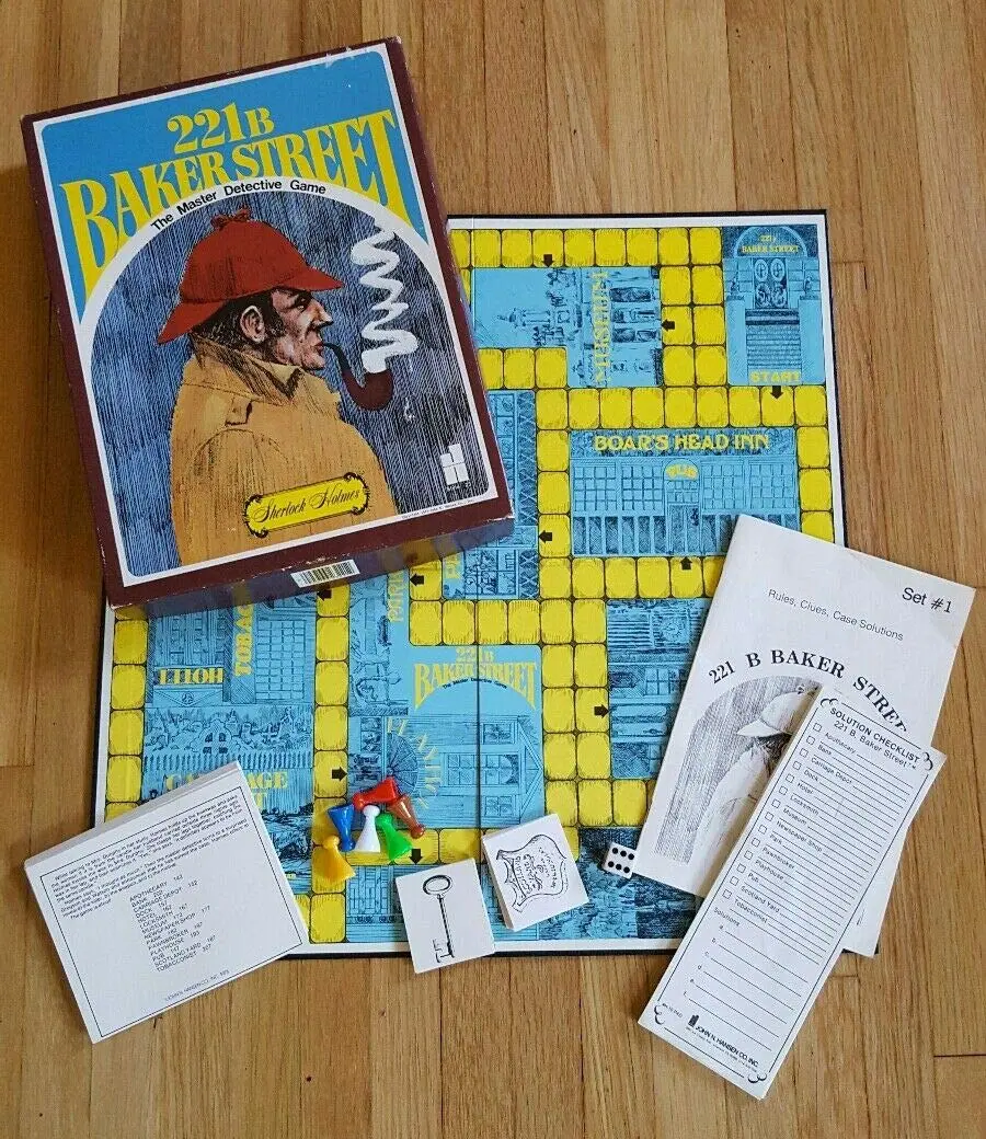 John N. Hansen 221B Baker Street Murder Mystery Detective Board Game | Ages 10+ | Sherlock Holmes Adventure - view 2