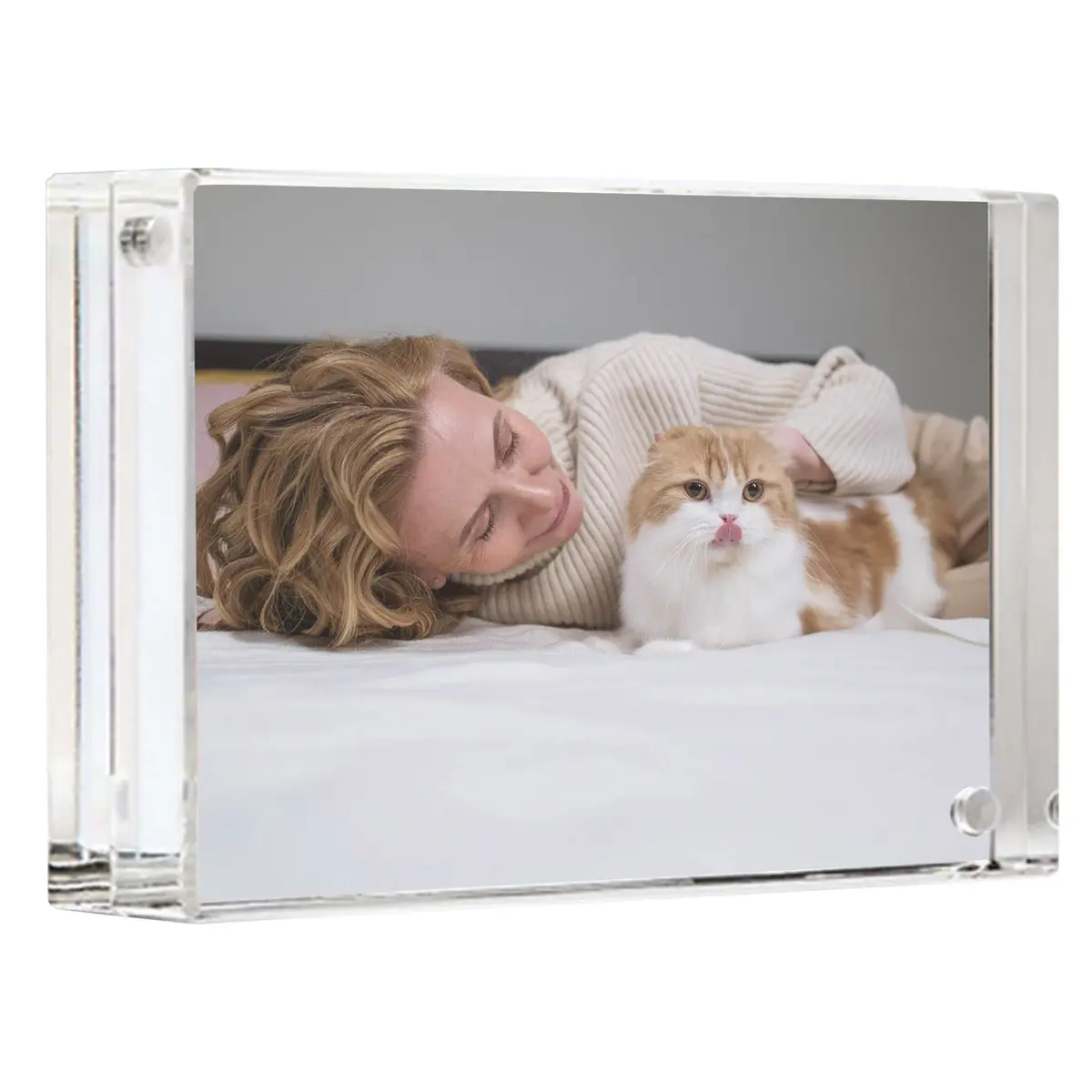 Canetti Original Magnet Frame 4x6 inch | Acrylic Magnetic Picture Holder, Vertical & Horizontal Display — 2.5 x 3.5 - main product image
