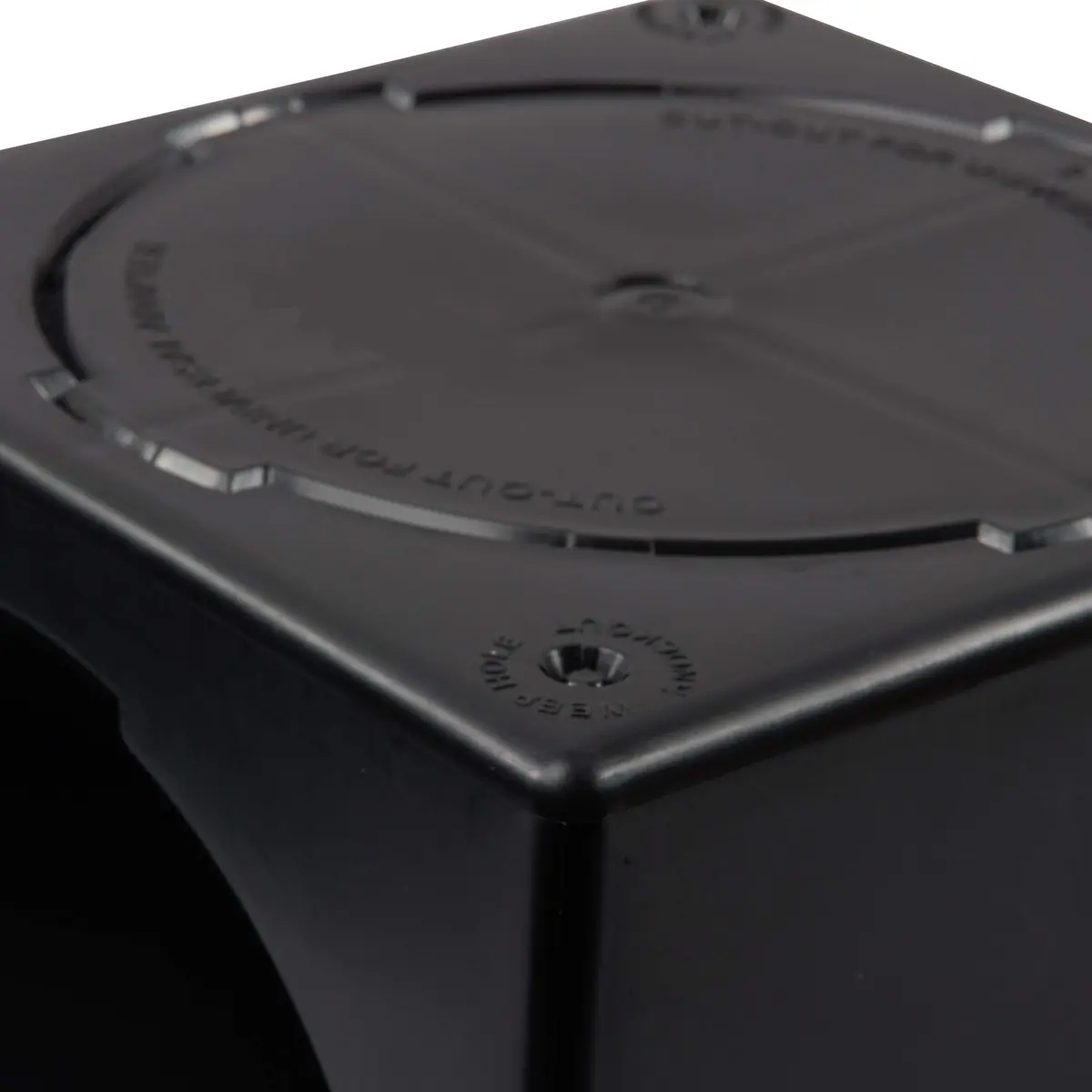 NDS Square Catch Basin Drain Kit 9-Inch Black | Handles 121 GPM Flow Rate - view 4