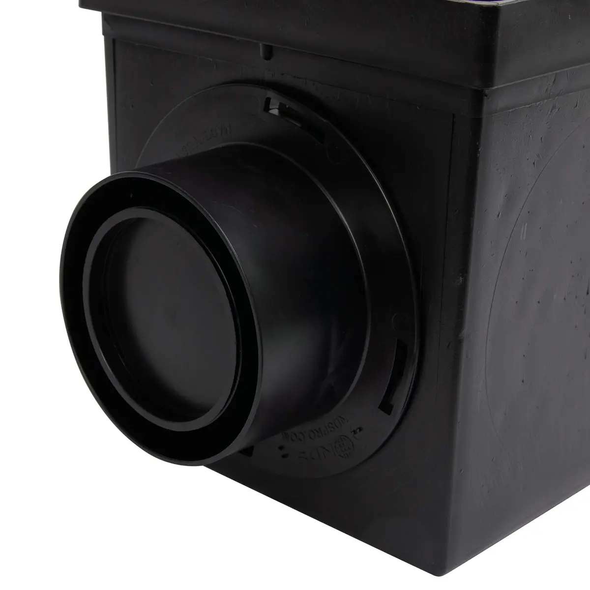 NDS Square Catch Basin Drain Kit 9-Inch Black | Handles 121 GPM Flow Rate - view 6