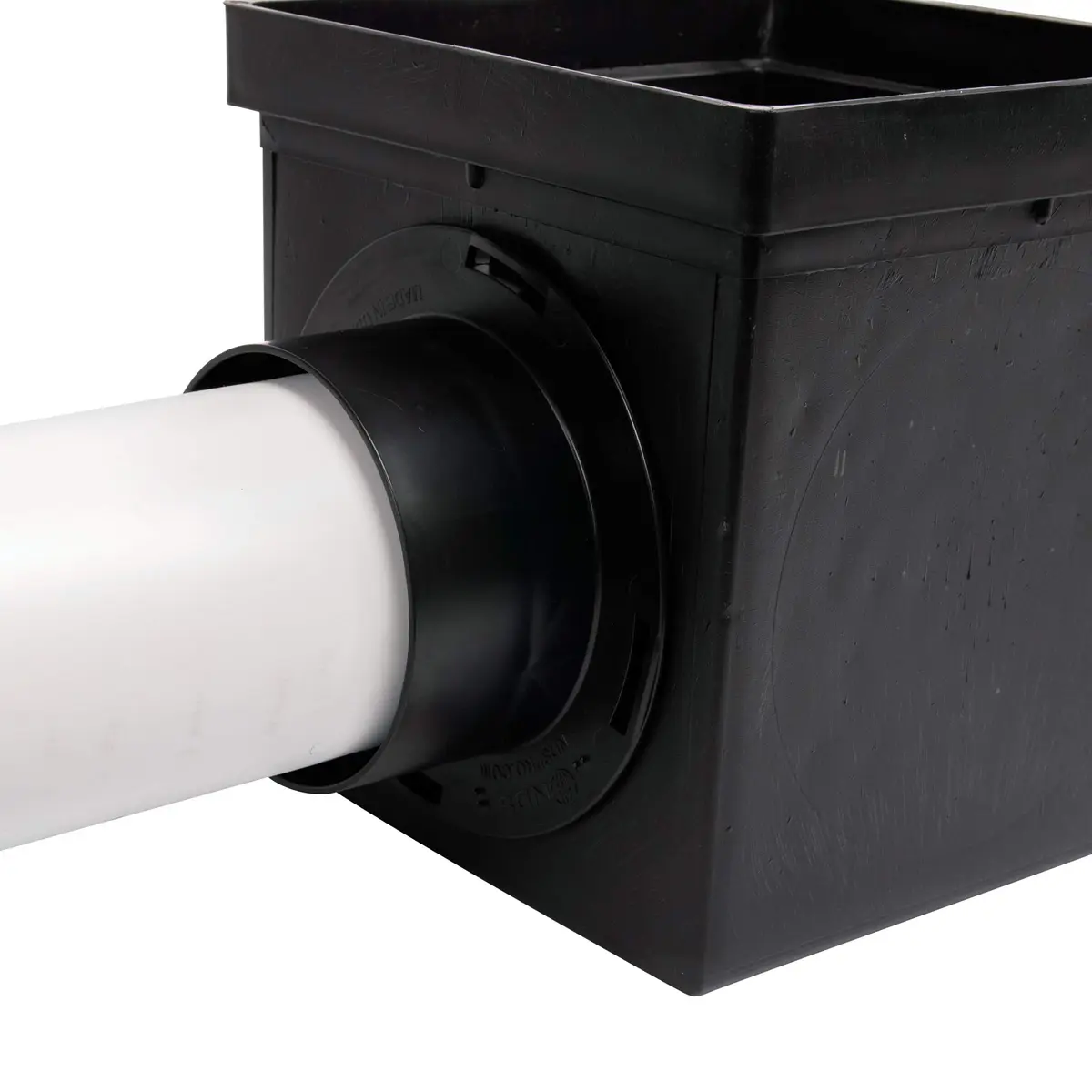 NDS Square Catch Basin Drain Kit 9-Inch Black | Handles 121 GPM Flow Rate - view 8