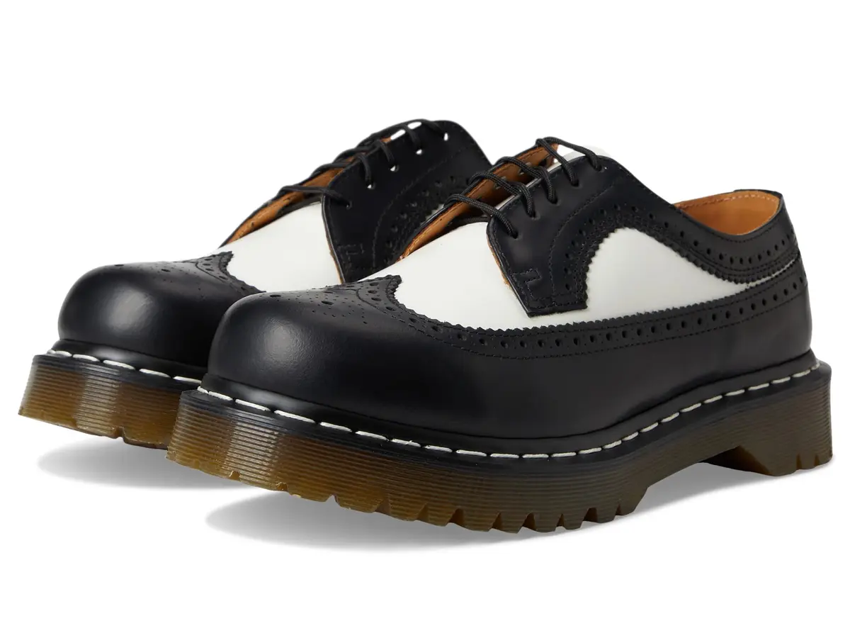 Dr. Martens 3989 Brogue BEX Leather Wingtip Shoe for Men and Women, Size 7 US Women/6 US Men | Classic Style with Durable Leather - view 3