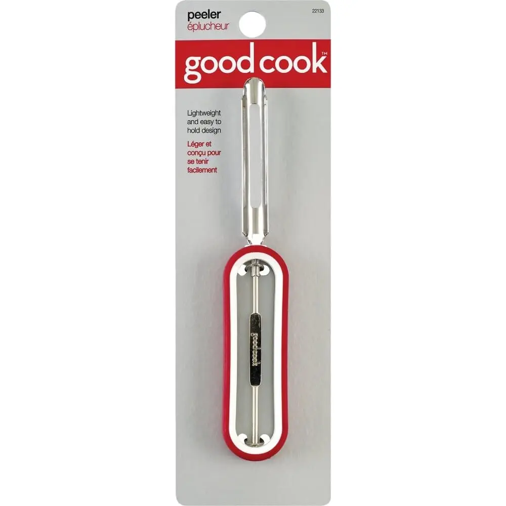 GoodCook Classic Stainless Steel Peeler | Straight Blade, Dishwasher Safe - view 2