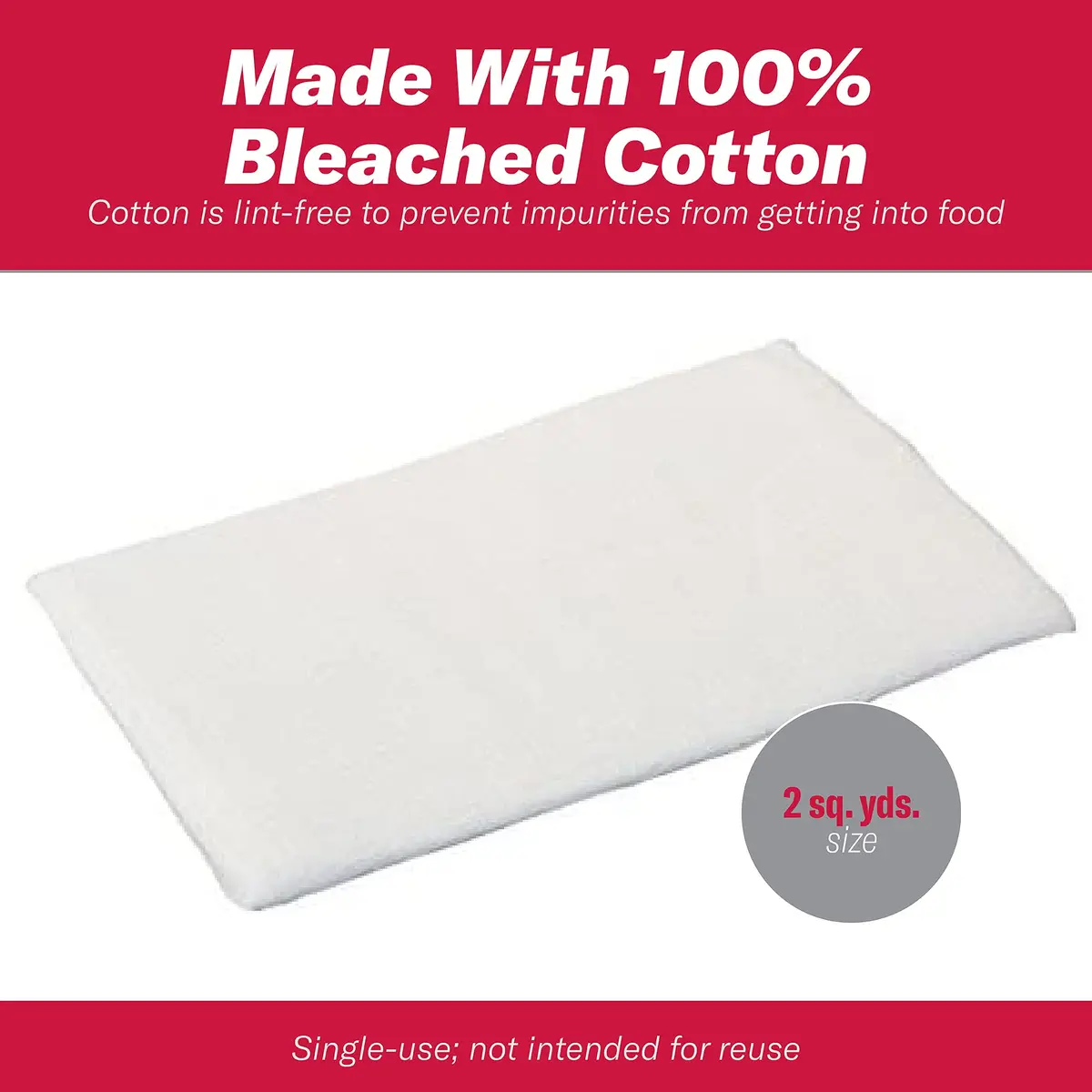 GoodCook Cheesecloth 100% Cotton, 2 sq yards | Food Grade, Bleached & Oven Safe - view 5