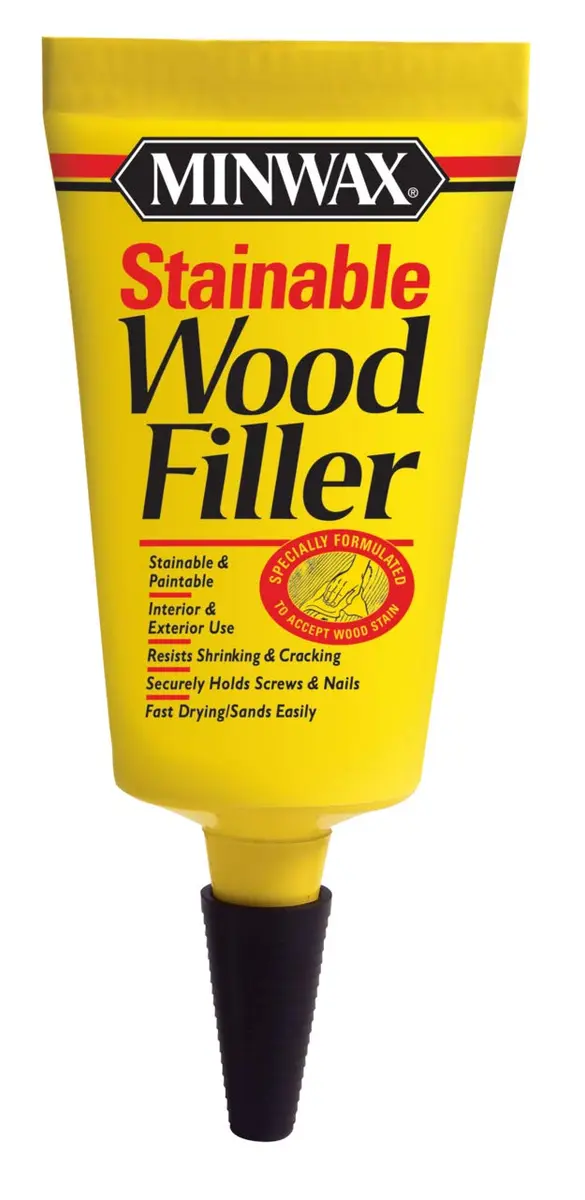 Minwax Stainable Wood Filler Natural 1 oz (29.57 ml) | For Interior & Exterior Wood Repairs - main product image