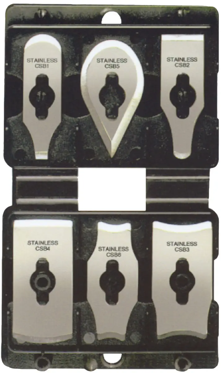 ALLWAY CS6 Soft-Grip Contour Scraper Set with 6 Blades and File | Versatile Painting Tool for Flat & Curved Surfaces - view 7