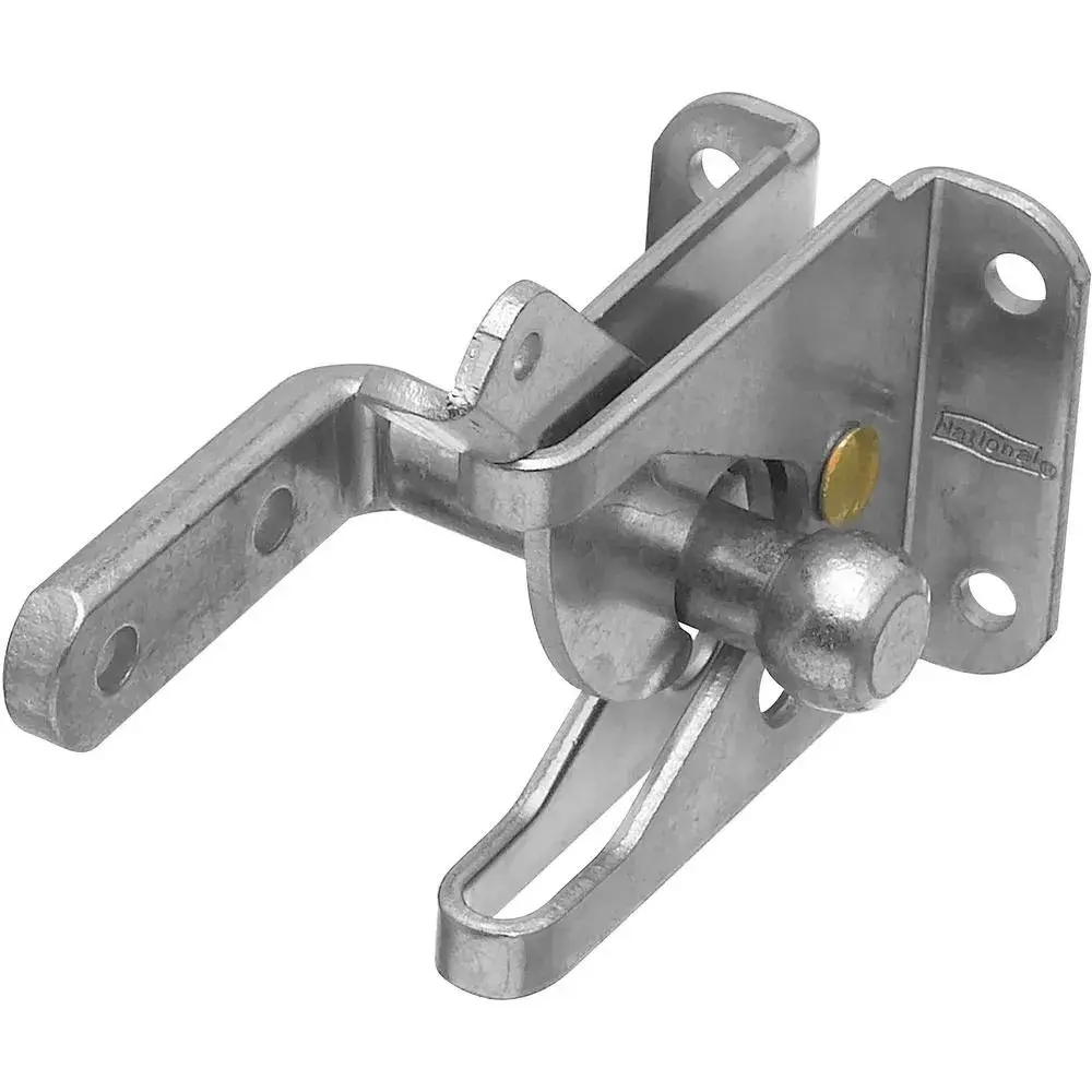 National Hardware Automatic Gate Latch 1 Pack | Rust-Resistant Steel for Out-swing Gates - main product image