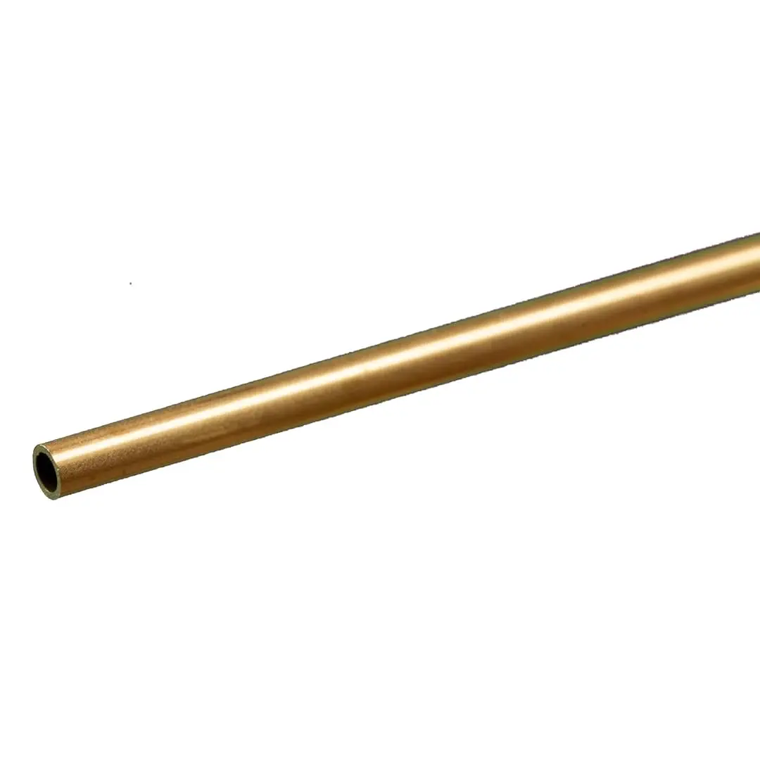 K & S Precision Metals Round Brass Tube 8127 - 3.18mm OD x 0.36mm Wall x 30.48cm Long | Seamless ASTM B135 Alloy 260/272 - view 3