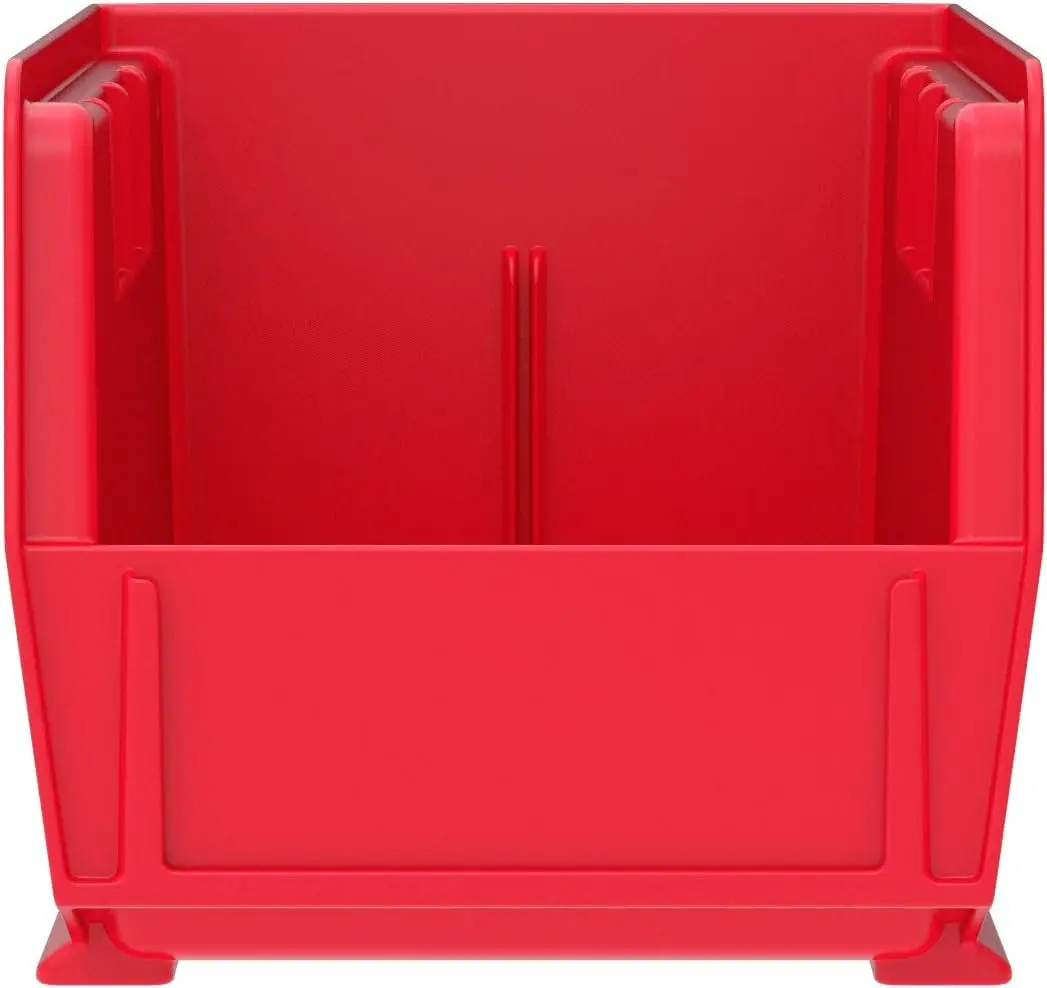Akro-Mils 30230 AkroBins Plastic Storage Bins 11"x5"x5" Red | Heavy-Duty Stackable Organizer (70-120c) - view 8