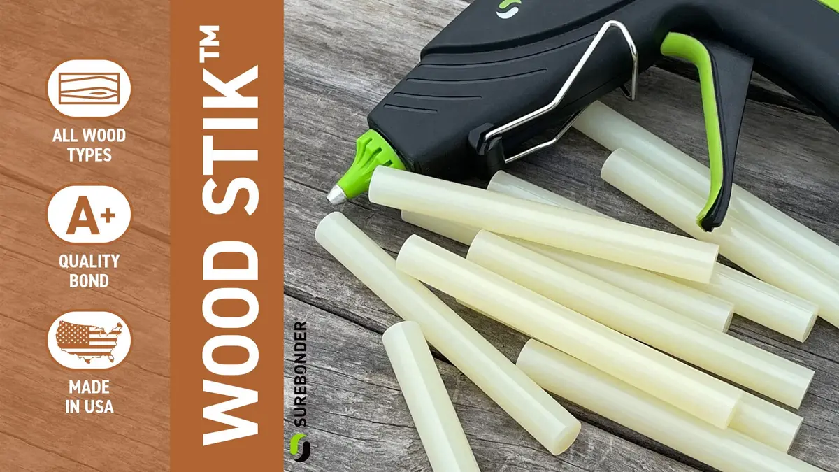 Surebonder WS-12 Full Size Hot Glue Sticks for Woodworking | High Strength, Fast Bonding, 12 Pack - view 6