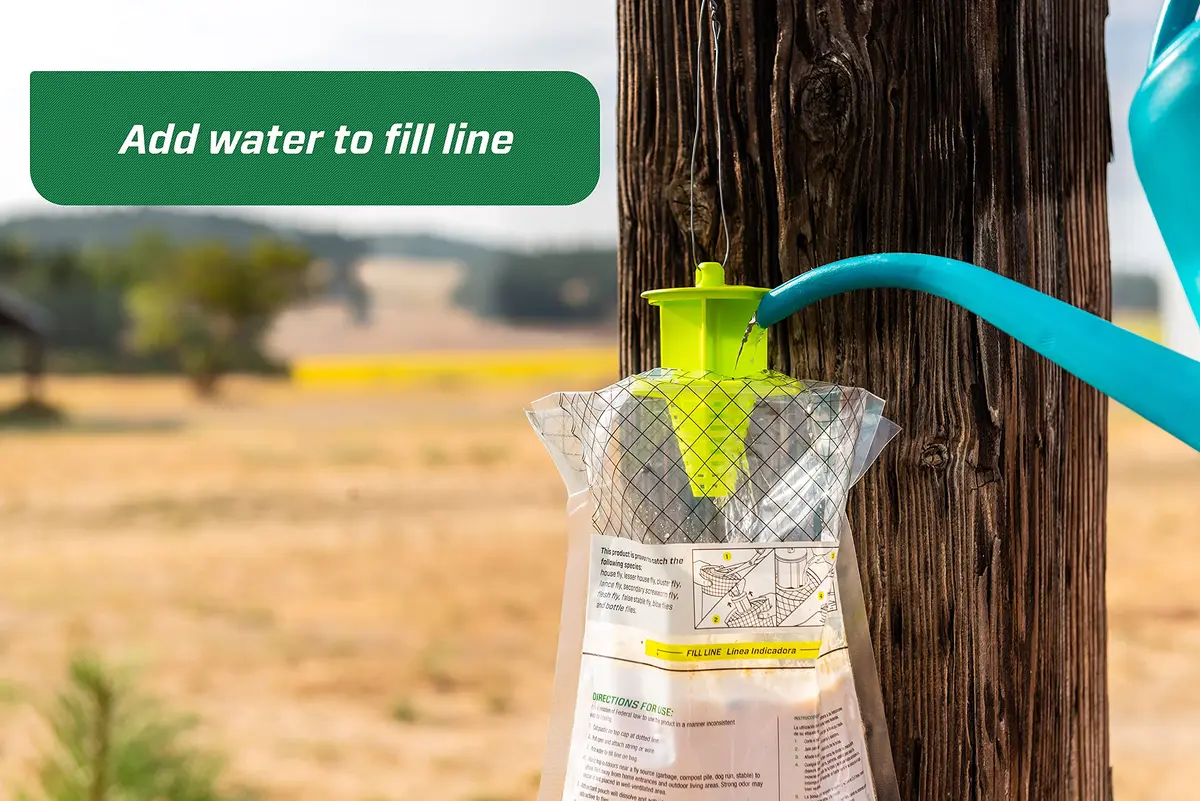 RESCUE! Big Bag Disposable Fly Trap 1 Pack | Catches 40,000 Flies Outdoors - view 6