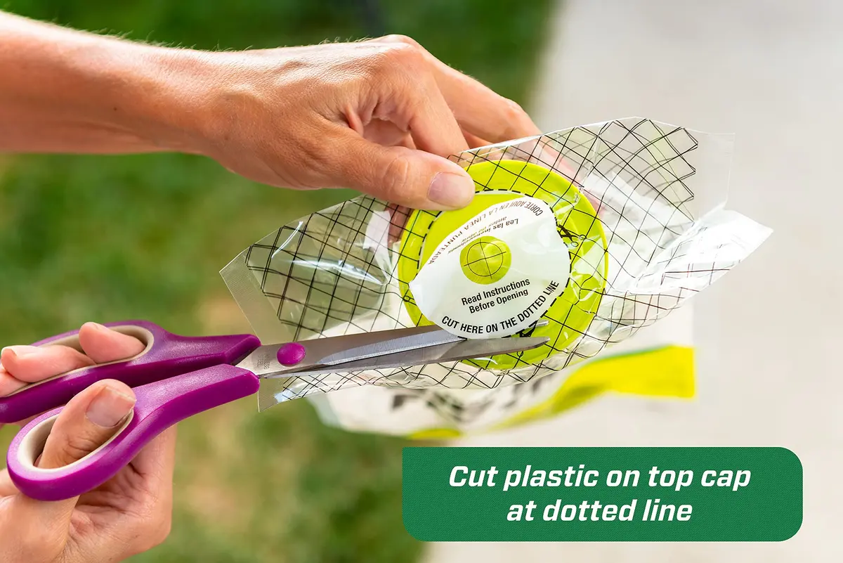 RESCUE! Big Bag Disposable Fly Trap 1 Pack | Catches 40,000 Flies Outdoors - view 2