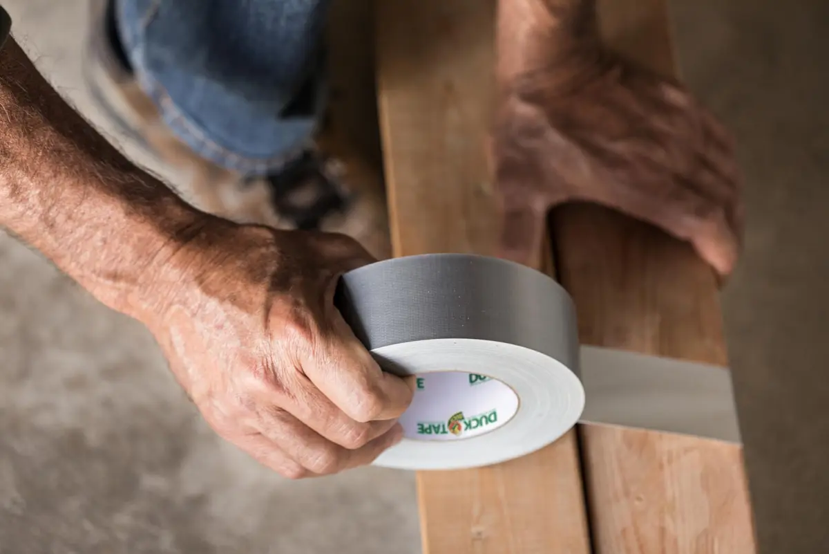 Duck Duct Tape 1.88 Inch x 10 Yard Silver | Strong Waterproof Adhesive for DIY & Repairs - view 6