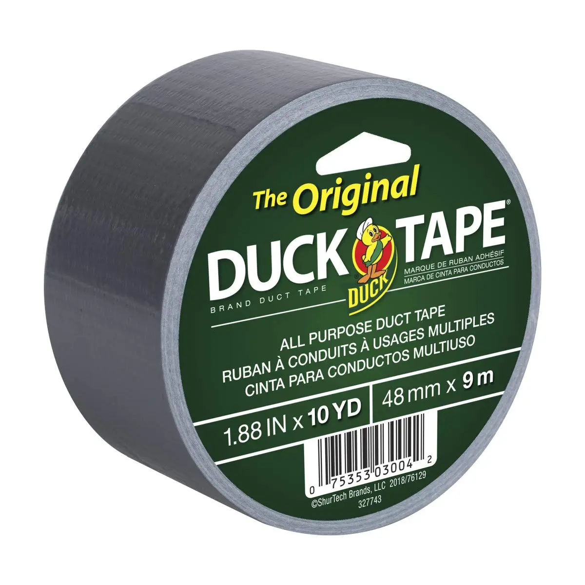 Duck Duct Tape 1.88 Inch x 10 Yard Silver | Strong Waterproof Adhesive for DIY & Repairs - main product image