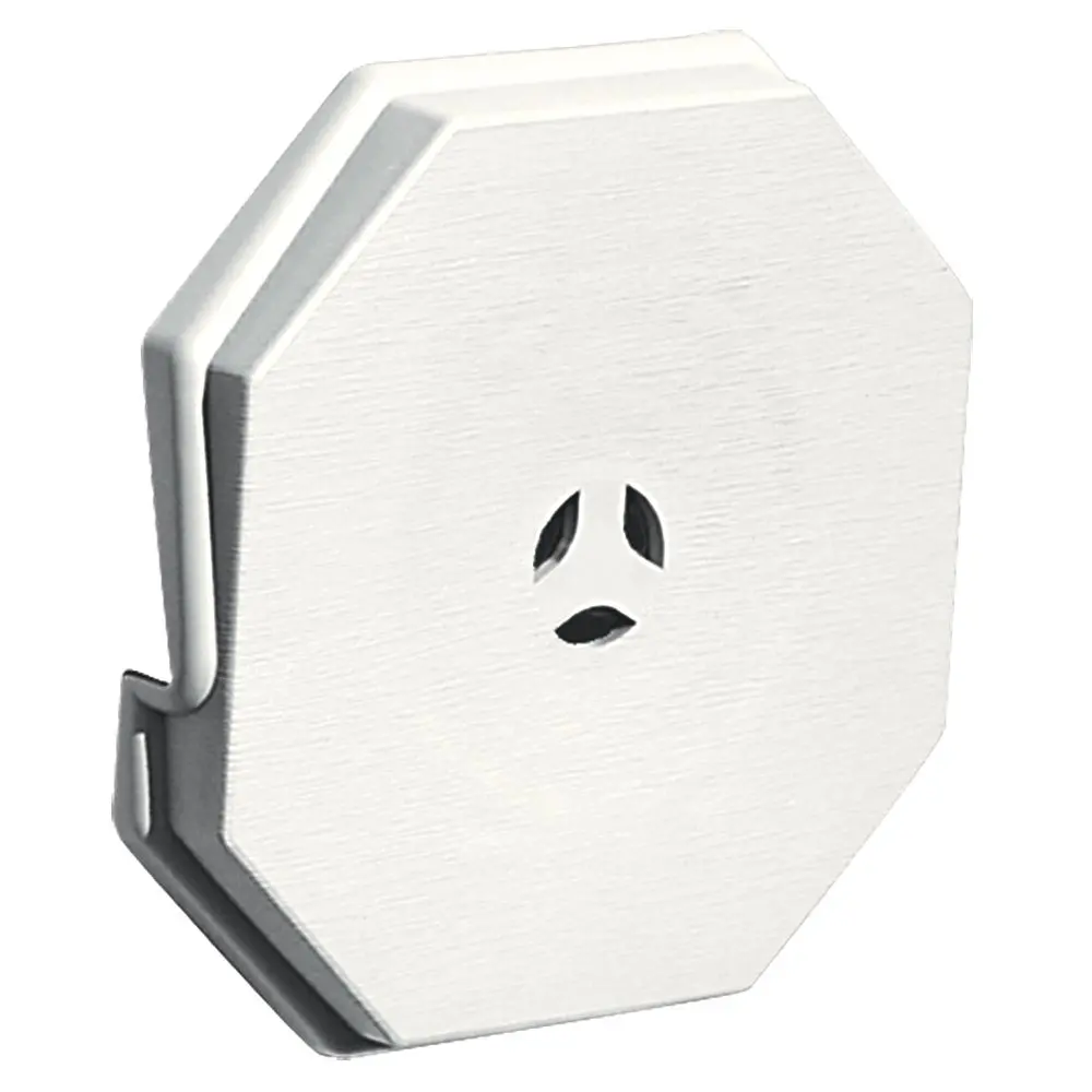 Builders Edge Surface Block 123 White | Durable, UV-Stabilized Siding Mounting Solution - main product image