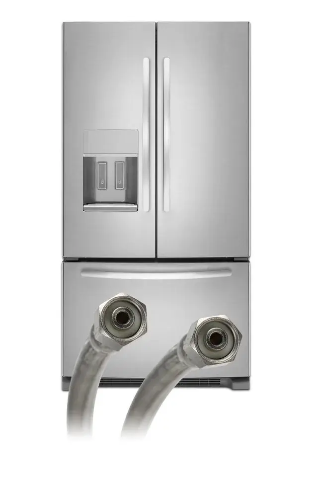 Fluidmaster 72-Inch Braided Stainless Steel Ice Maker Connector 0.25-in. x 0.25-in. Female Compression Threads | 1000 PSI Max Pressure - view 3