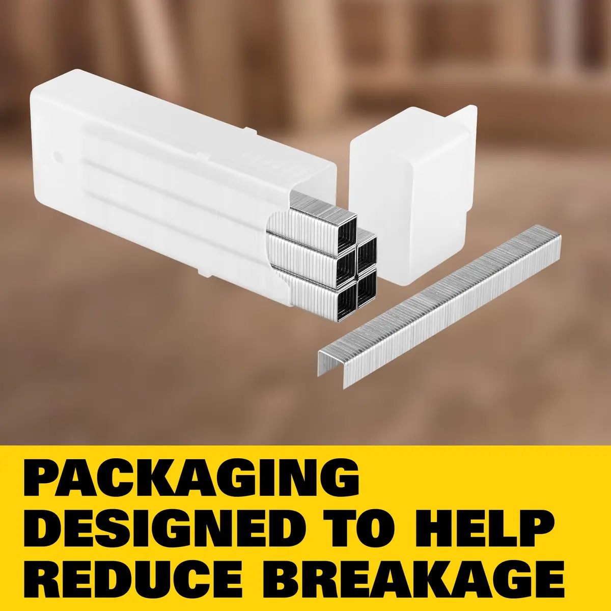 STANLEY Heavy-Duty Narrow Crown Staples 3/8 in (10mm) | 1000-Pack for Insulation & Roofing - view 4