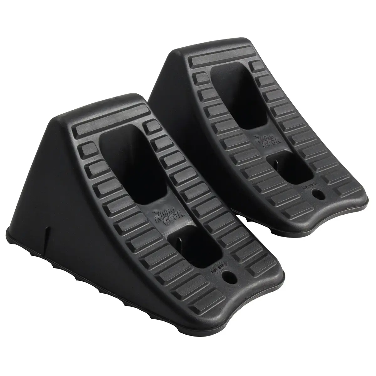 FloTool Heavy Duty Wheel Chock Set | 0.2 kg (0.44 lb) Each | Secure Vehicle Immobilization - main product image
