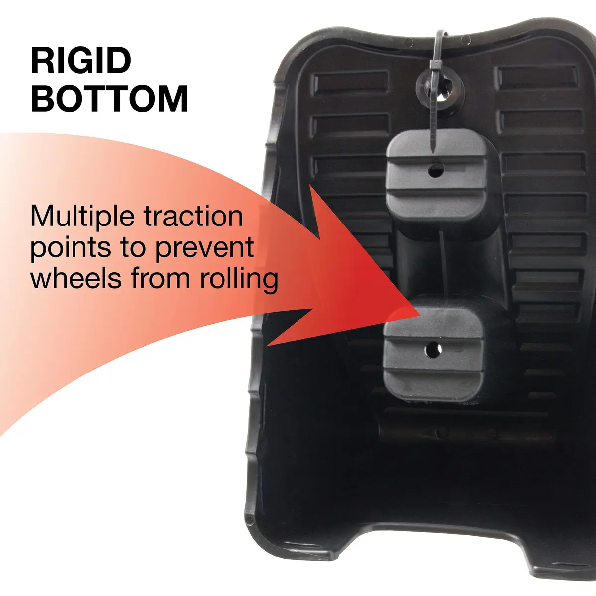 FloTool Heavy Duty Wheel Chock Set | 0.2 kg (0.44 lb) Each | Secure Vehicle Immobilization - view 3