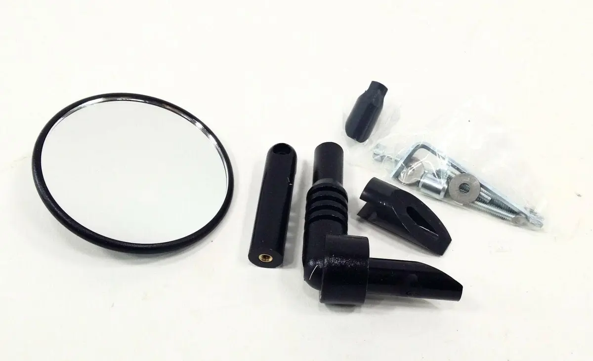 Mirrycle Mountain Bike Mirror | Universal Handlebar Mount | Convex Polycarbonate - view 4