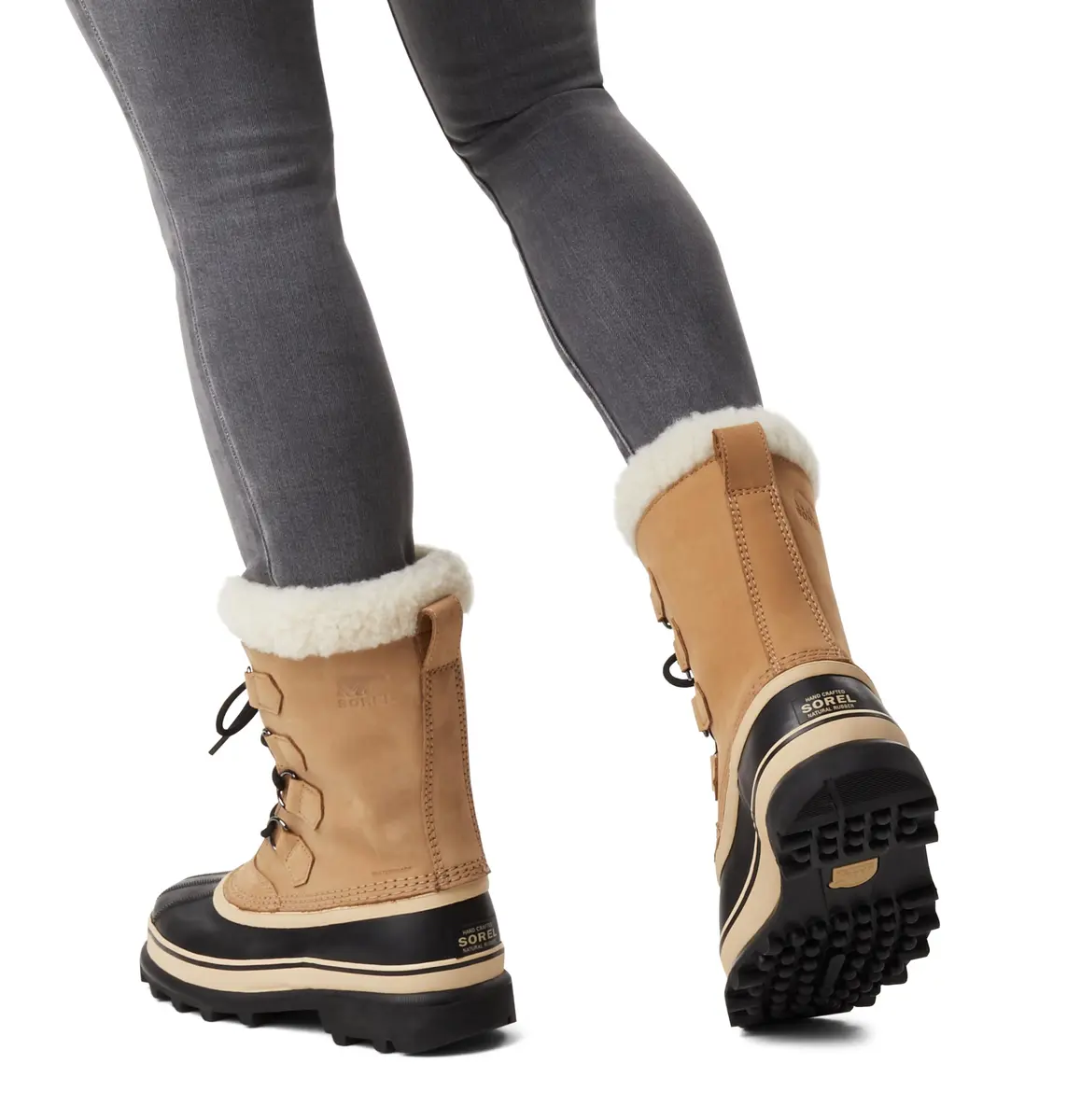 Sorel Women's Caribou Waterproof Snow Boots | Waterproof Nubuck Upper, Removable Felt Liner, Mid-Calf - view 2