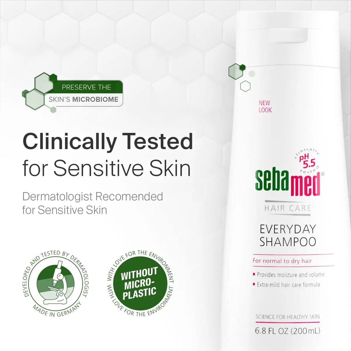 SEBAMED Everyday Shampoo for All Hair Types & Sensitive Scalp | pH 5.5, 200ml - view 6