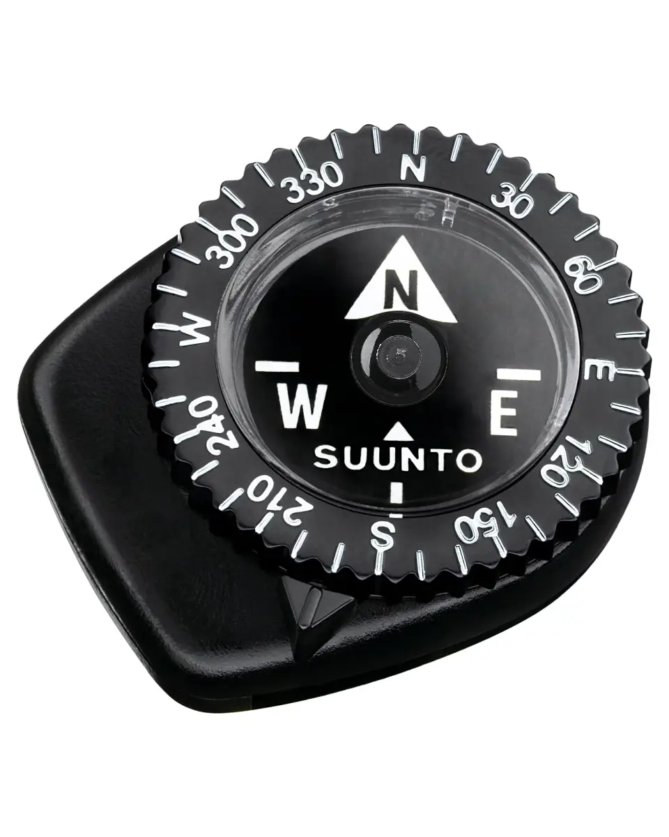 SUUNTO Clipper Compass Black | Attaches to Strap, Sleeve or Map Edge | Northern Hemisphere Needle - main product image