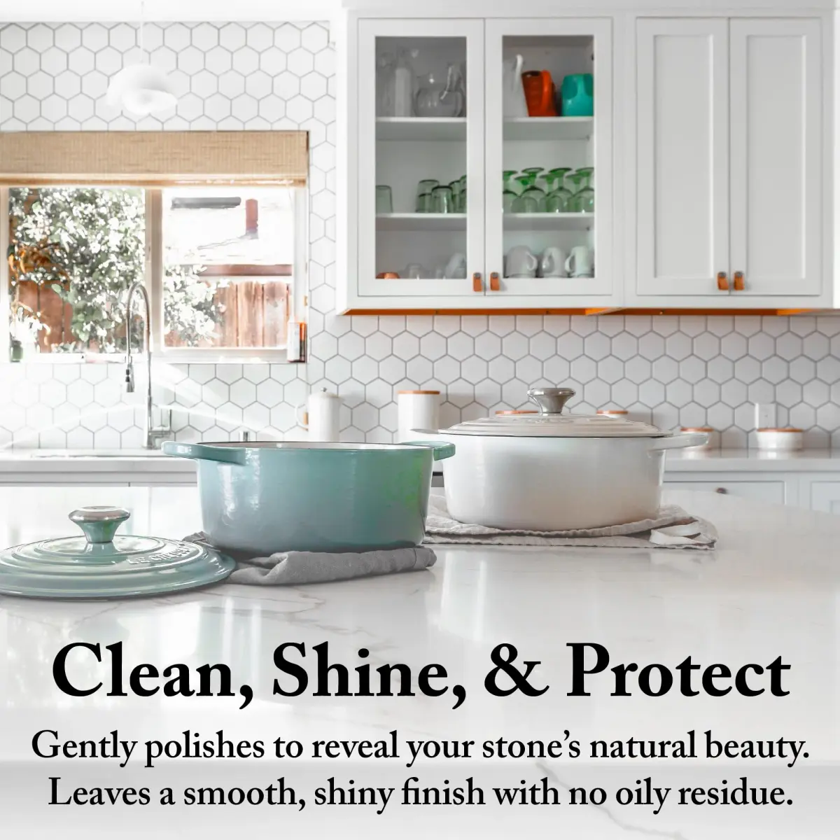 Goddard's Granite & Marble Countertop Polish 237ml (8 Fl Oz) | Streak-Free Shine & Stain Protection - view 3