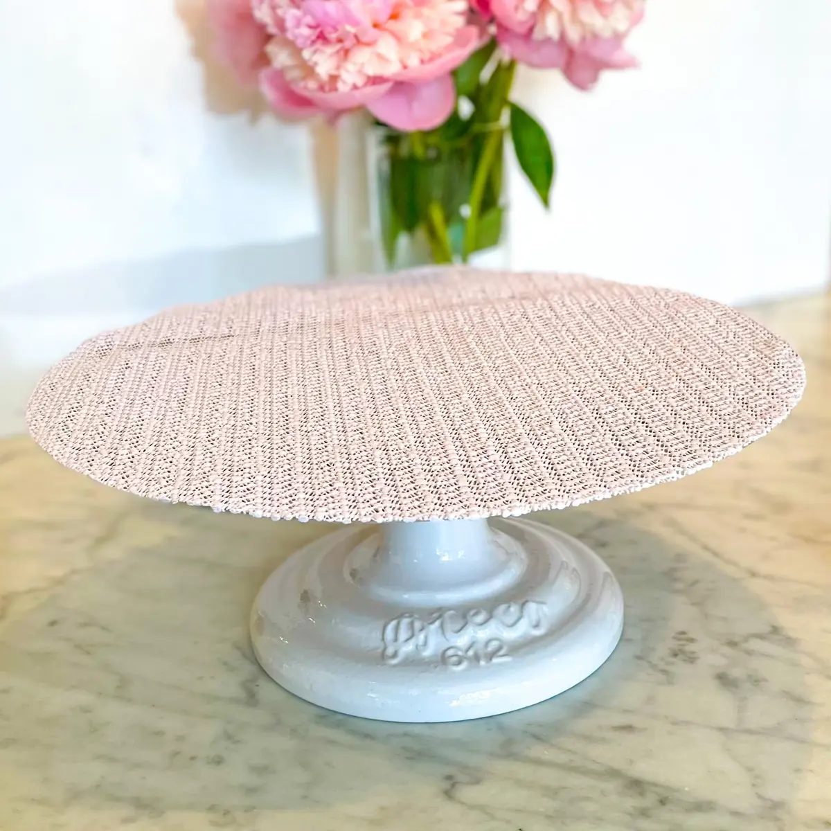 Ateco 12" Cast Iron Cake Stand with Non-Slip Pad | Heavy Duty, Durable & Made in USA - view 5