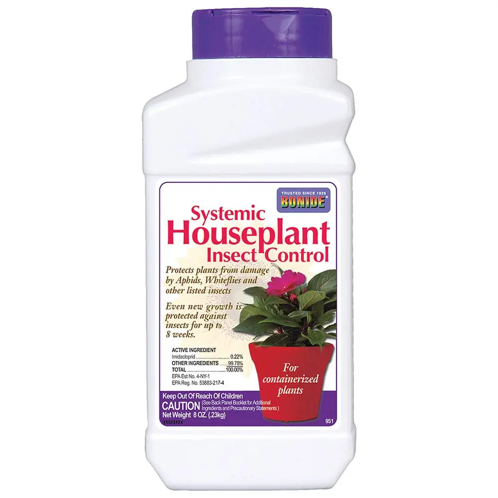 Bonide Systemic Houseplant Insect Control 8 oz Granules | Protects Indoor & Outdoor Plants from Insects - main product image