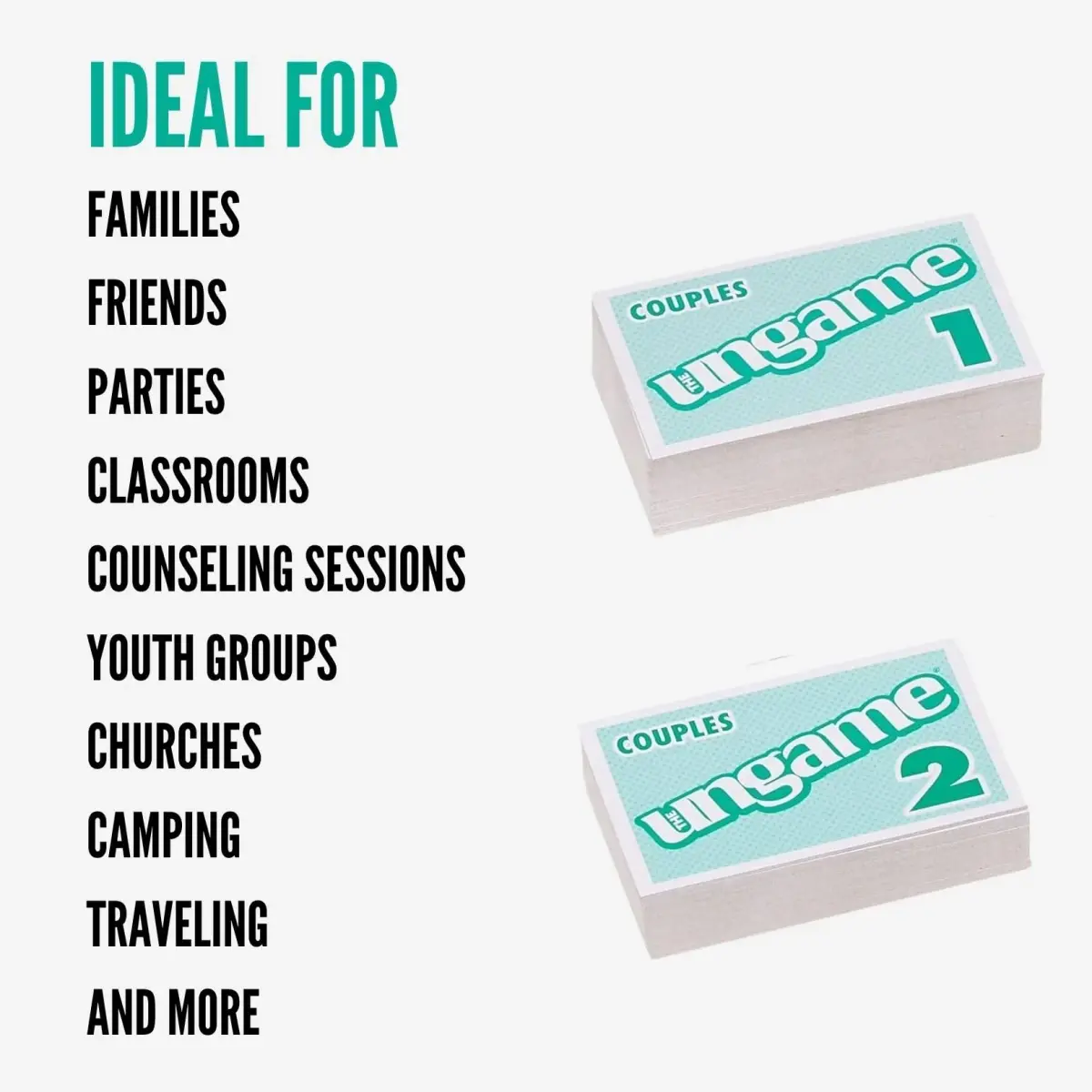 TaliCor Pocket Ungame Couples Edition Card Game | 140 Cards for Deeper Connection - view 2
