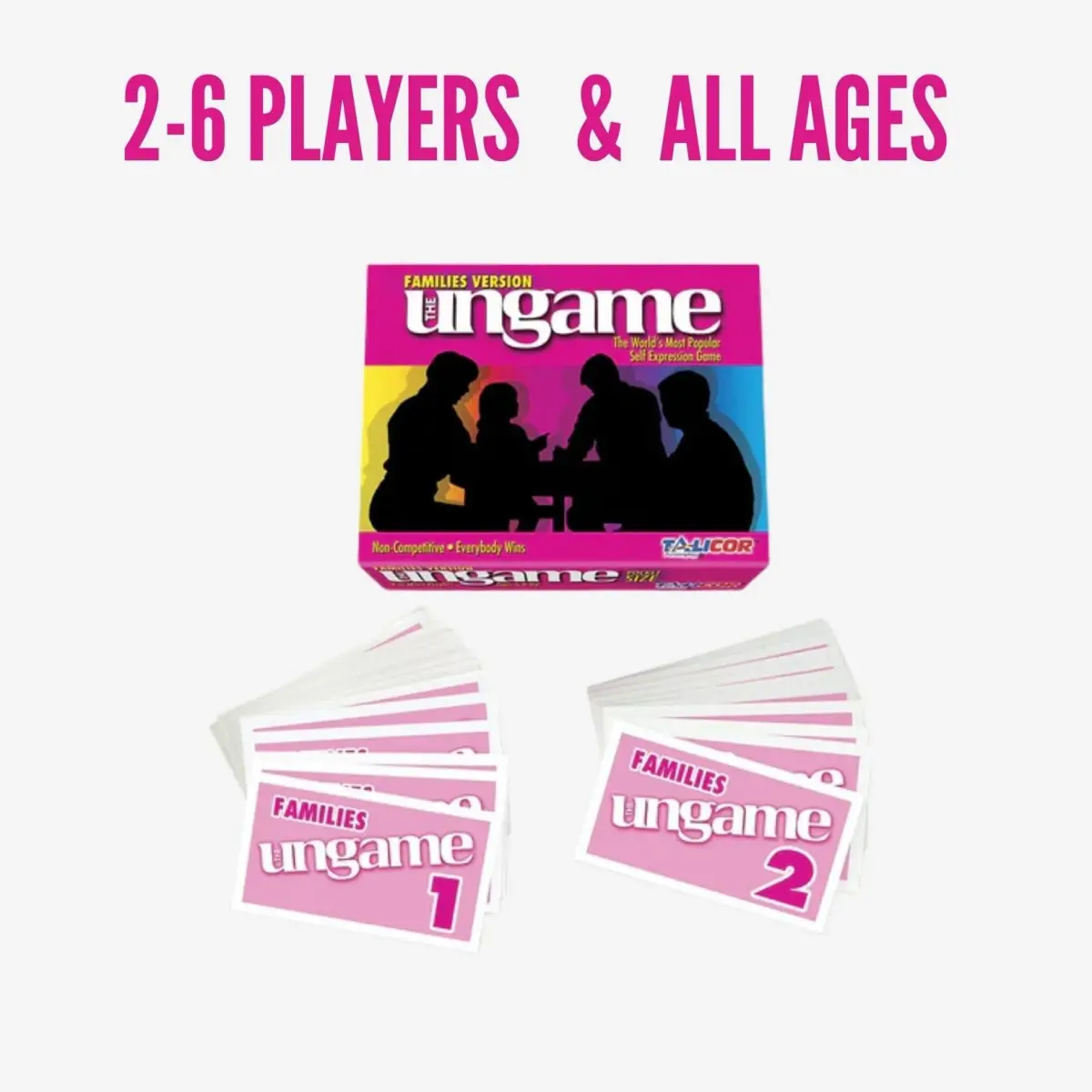 TaliCor Pocket UNGAME Families Edition Card Game 140 Cards | Non-Competitive Conversation Starter for Ages 5+ - view 4
